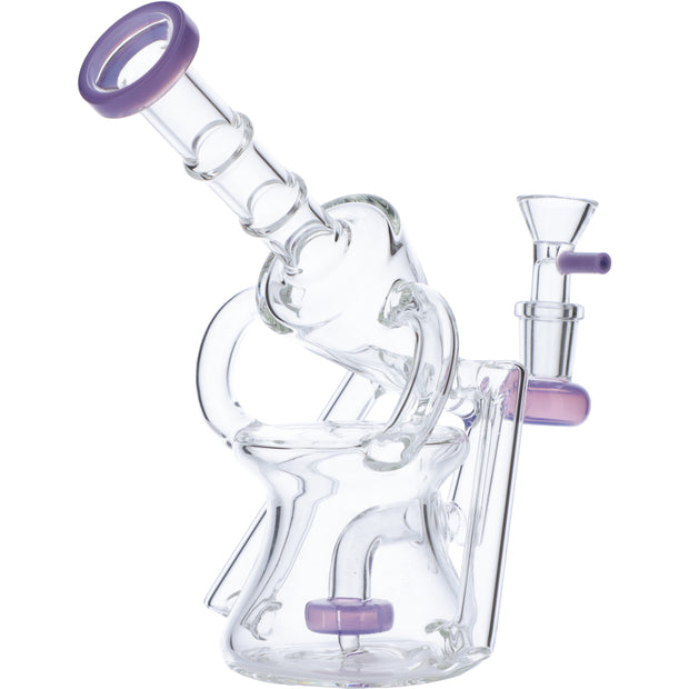 Valiant  Water Pipe Funnel Perc Recycler  Rear View