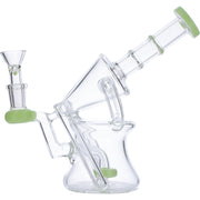 Valiant  Water Pipe Funnel Perc Recycler  Side View