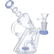 Valiant  Water Pipe Funnel Perc Recycler  Side View