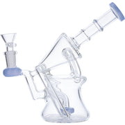 Valiant  Water Pipe Funnel Perc Recycler  Side View