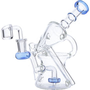 Valiant  Water Pipe Funnel Perc Recycler  Side View