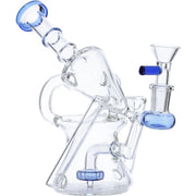 Valiant  Water Pipe Funnel Perc Recycler  Side View