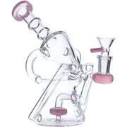 Valiant  Water Pipe Funnel Perc Recycler  Side View