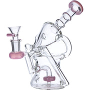 Valiant  Water Pipe Funnel Perc Recycler  Side View