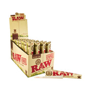 Valiant Distribution Raw - Organic Cones - 1 1/4 32/Box 6/Pkg