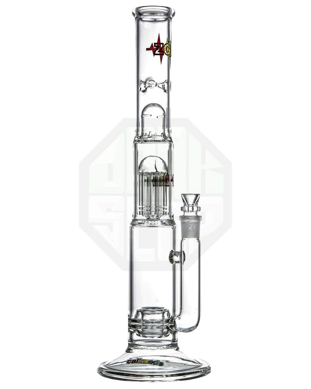 tall glass bong, american made, branded by Zob
